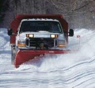 Cloud Snow Plow Truck