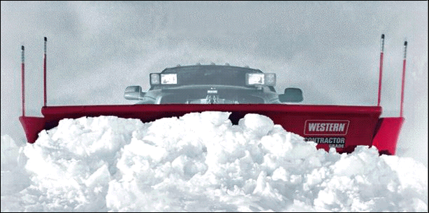 cloud snow plow truck